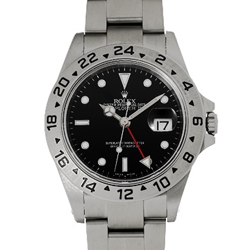 ロレックス エクスプローラーII 16570 ブラック メンズ 時計 【中古】【wristwatch】