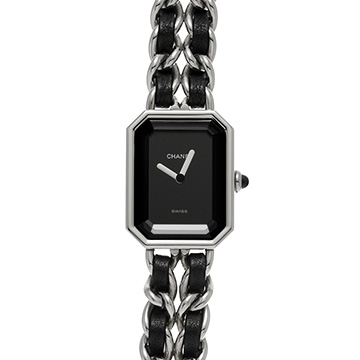 シャネル プルミエール L H0451 ブラック レディース 時計 【中古】【wristwatch】
