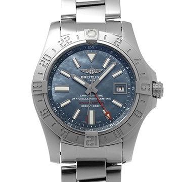 ブライトリング アベンジャー II GMT マザーオブパール A3239011/C930 ブルーシェル メンズ 時計 【中古】【wristwatch】