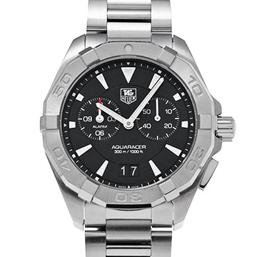 タグ ホイヤー アクアレーサー クォーツ WAY111Z.BA0928 ブラック メンズ 時計 【中古】【wristwatch】