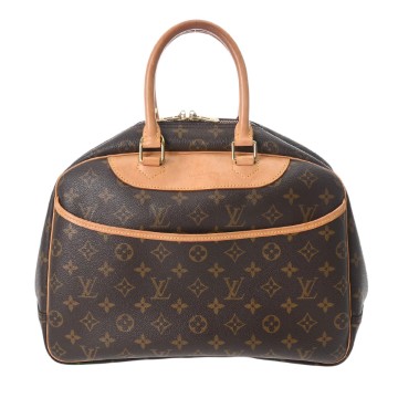 ルイ ヴィトン モノグラム ドーヴィル ブラウン M47270 モノグラムキャンバス レディース バッグ 【中古】【bag】