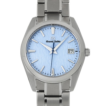 グランドセイコー ヘリテージコレクション クォーツ  SBGX357 雪白ブルー メンズ 時計 【中古】【wristwatch】