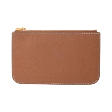 エルメス ジップアンドゴー PM ゴールド エヴァーカラー ユニセックス 【中古】【bag】