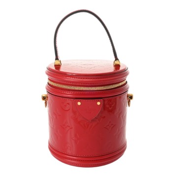 ルイ ヴィトン モノグラムヴェルニ カンヌ PM 2WAY ルージュ M53998 ヴェルニ レディース バッグ 【中古】【bag】