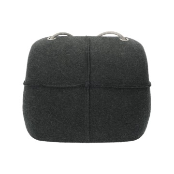 シャネル ヒップバッグ グレー フェルト レディース バッグ 【中古】【bag】