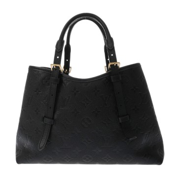 ルイ ヴィトン モノグラムアンプラント バビロン トート PM ノワール M11463 レザー レディース バッグ 【中古】【bag】