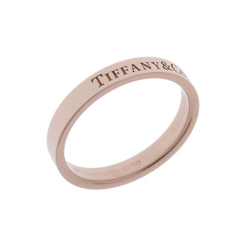 ティファニー フラットバンド リング ゴールド K18ピンクゴールド PG レディース ジュエリー 【中古】【jewelry】