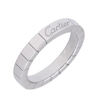 カルティエ ラニエールリング #49 シルバー K18ホワイトゴールド WG レディース ジュエリー 【中古】【jewelry】