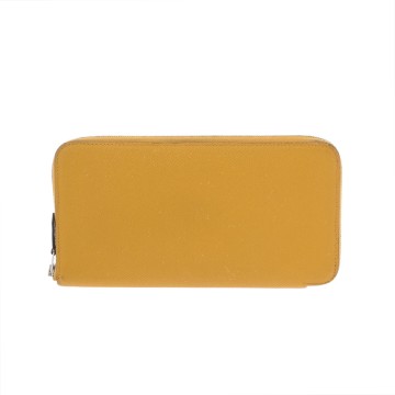 エルメス アザップロング シルクイン ジョーヌドール アリゲーターマット レディース 財布 【中古】【purse】