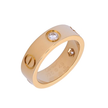 カルティエ ラブリング #49 3PD ゴールド K18イエローゴールド YG レディース ジュエリー 【中古】【jewelry】