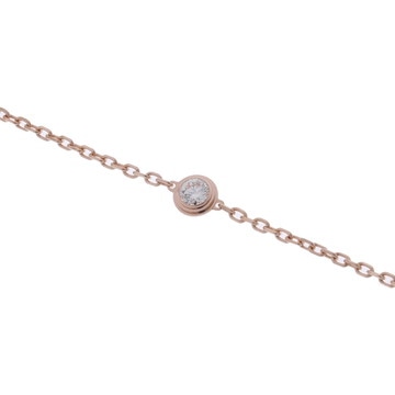 カルティエ ダムールブレスレット MM ゴールド K18ピンクゴールド PG レディース ジュエリー 【中古】【jewelry】