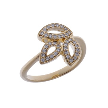 ハリー ウィンストン リリークラスター リング ミニ ゴールド K18イエローゴールド YG レディース ジュエリー 【中古】【jewelry】