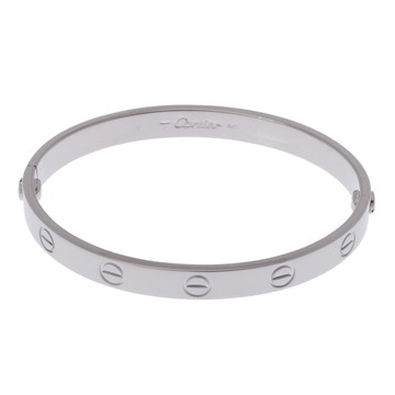 カルティエ ラブブレスレット #16 旧型 シルバー K18ホワイトゴールド WG レディース ジュエリー 【中古】【jewelry】