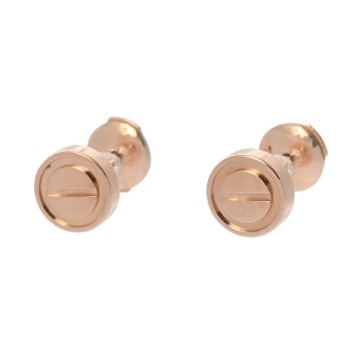 カルティエ ラブピアス ゴールド CRB8301254 K18ピンクゴールド PG レディース ジュエリー 【中古】【jewelry】