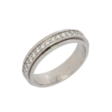 ピアジェ ポセションリング #52 シルバー K18ホワイトゴールド WG レディース ジュエリー 【中古】【jewelry】