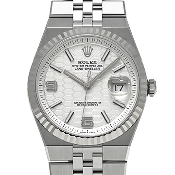 ロレックス ランドドゥエラー 40 127334 インテンスホワイト メンズ 時計 【中古】【wristwatch】