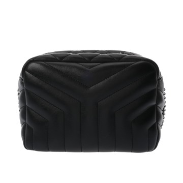 サンローラン ルル チェーンショルダー ブラック BRS574102Y0219 レザー レディース バッグ 【中古】【bag】