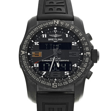 ブライトリング コックピット B50 ナイトミッション VB501022/BD41 ブラック メンズ 時計 【中古】【wristwatch】
