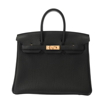 エルメス バーキン 25 ブラック トゴ レディース バッグ 【中古】【bag】