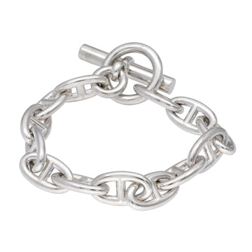 エルメス シェーヌダンクル GM 13リンク シルバー シルバー925 ユニセックス ジュエリー 【中古】【jewelry】