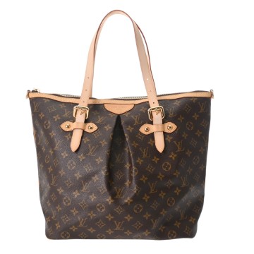 ルイ ヴィトン モノグラム パレルモ GM ブラウン M40146 モノグラムキャンバス レディース バッグ 【中古】【bag】