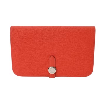 エルメス ドゴン GM カプシーヌ トゴ ユニセックス 財布 【中古】【purse】