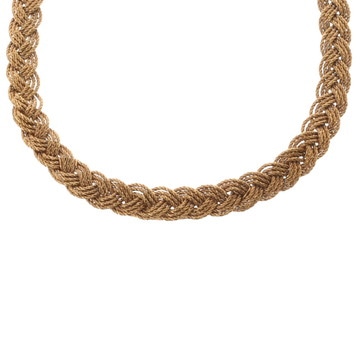 ティファニー アンティーク ロープ ネックレス ゴールド K18イエローゴールド YG レディース ジュエリー 【中古】【jewelry】