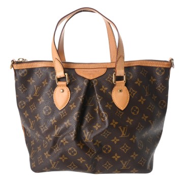 ルイ ヴィトン モノグラム パレルモ PM ブラウン M40145 モノグラムキャンバス レディース バッグ 【中古】【bag】