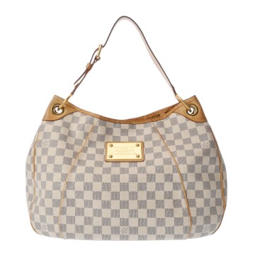 ルイ ヴィトン ダミエアズール ガリエラ PM ホワイト N55215 ダミエキャンバス レディース バッグ 【中古】【bag】