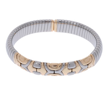 ブルガリ アルベアーレ ブレスレット シルバー ステンレススチール/K18イエローゴールド YG ユニセックス ジュエリー 【中古】【jewelry】