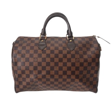 ルイ ヴィトン ダミエ スピーディ 35 ブラウン N41363 ダミエキャンバス レディース バッグ 【中古】【bag】