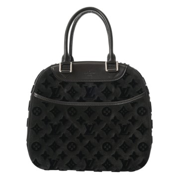 ルイ ヴィトン ドーヴィル キューブ ブラック M94332 モノグラムタフタージュ レディース バッグ 【中古】【bag】