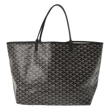 ゴヤール サンルイ GM ブラック ゴヤールディンキャンバス/シュヴロッシュカーフ ユニセックス バッグ 【中古】【bag】