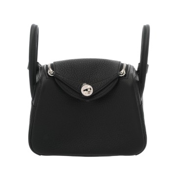 エルメス リンディ ミニ 2 ブラック トリヨンクレマンス レディース バッグ 【新品】【bag】