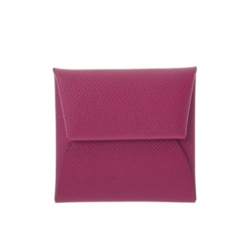 エルメス バスティア ローズパープル ヴォーエプソン レディース 財布 【未使用】【purse】