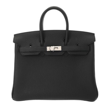 エルメス バーキン 25 ブラック トゴ レディース バッグ 【新品】【bag】