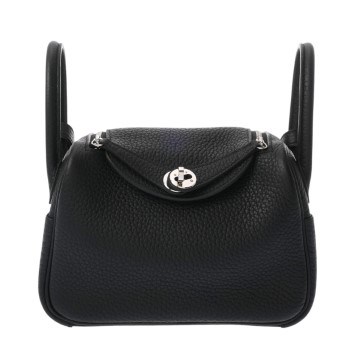 エルメス リンディ ミニ ブラック トリヨンクレマンス レディース バッグ 【中古】【bag】