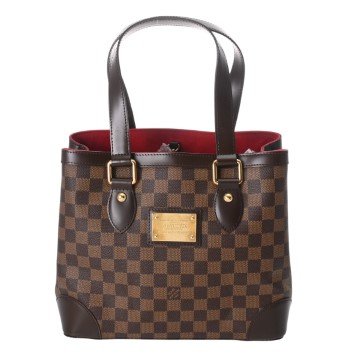 ルイ ヴィトン ダミエ ハムステッド PM ブラウン N51205 ダミエキャンバス レディース バッグ 【中古】【bag】