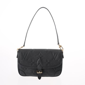ルイ ヴィトン モノグラムアンプラント ディアヌ ノワール M46386 レザー レディース バッグ 【中古】【bag】
