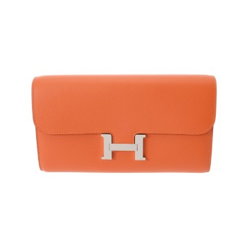 エルメス コンスタンス ロングトゥーゴー タンジェリン エバーカラー レディース 財布 【新品】【purse】
