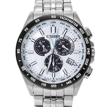 シチズン シチズンコレクション エコ・ドライブ CB5874-90A ホワイト メンズ 時計 【中古】【wristwatch】