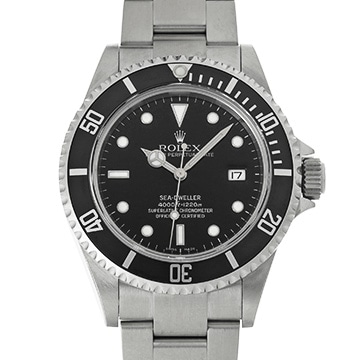 ロレックス シードゥエラー 16600 ブラック メンズ 時計 【中古】【wristwatch】