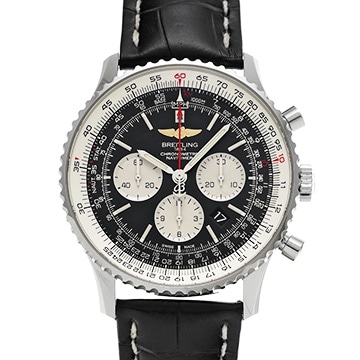 ブライトリング ナビタイマー B01 クロノグラフ 46 AB0127211B2A1 ブラック/シルバー メンズ 時計 【中古】【wristwatch】