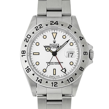 ロレックス エクスプローラーII 16570 ホワイト メンズ 時計 【中古】【wristwatch】