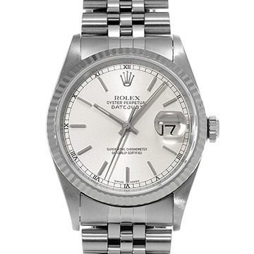 ロレックス デイトジャスト 16234 シルバー メンズ 時計 【中古】【wristwatch】