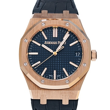 オーデマ ピゲ ロイヤルオーク オートマティック 15510OR.OO.D315CR.02 ブルー メンズ 時計 【中古】【wristwatch】