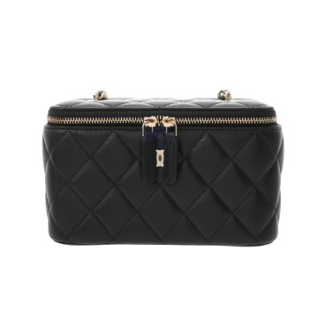 シャネル マトラッセ スモール ヴァニティケース ブラック AP1341 ラムスキン レディース バッグ 【中古】【bag】