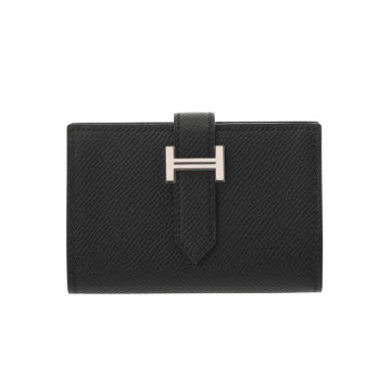エルメス ベアン ミニ ブラック ヴォーエプソン レディース 財布 【新品】【purse】