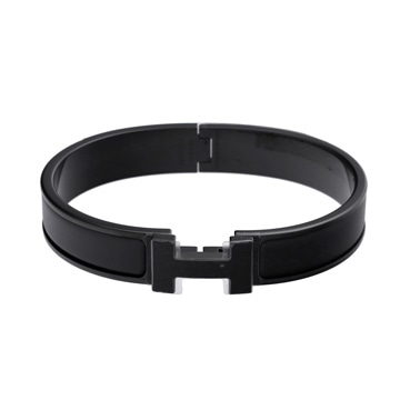 エルメス ブレスレット クリックHH ソーブラック/ブラック金具 エナメル ユニセックス ジュエリー 【新品】【jewelry】