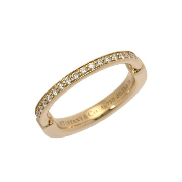 ティファニー ロック リング #9 ゴールド K18イエローゴールド YG レディース ジュエリー 【中古】【jewelry】